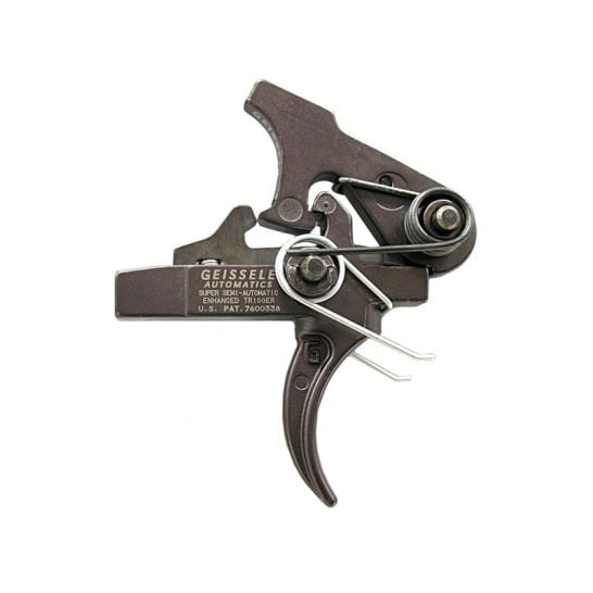 Geissele Automatics SSA-E 2-Stage Curved Trigger, Black Oxide Finish