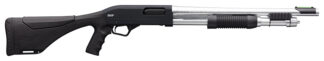 Winchester SXP Shadow Marine Defender 20 Gauge 18 in Pump-Action Shotgun, Black/Chrome