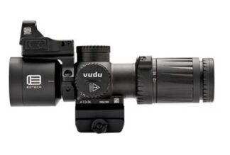 EOTech Vudu 4-12x36mm FFP MR5 Ultra Short Riflescope W/ EFLX 3 MOA and Mount, Black