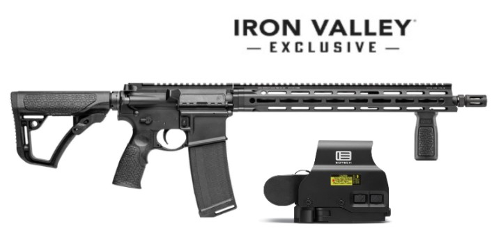 Daniel Defense DDM4 V7 5.56 16 in Rail System with EOTech XPS2-0, Black, 32 Rounds