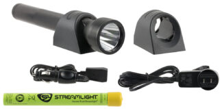 Streamlight SL-20L Rechargeable Duty Flashlight 60/225/450 Lumens, Black Anodized