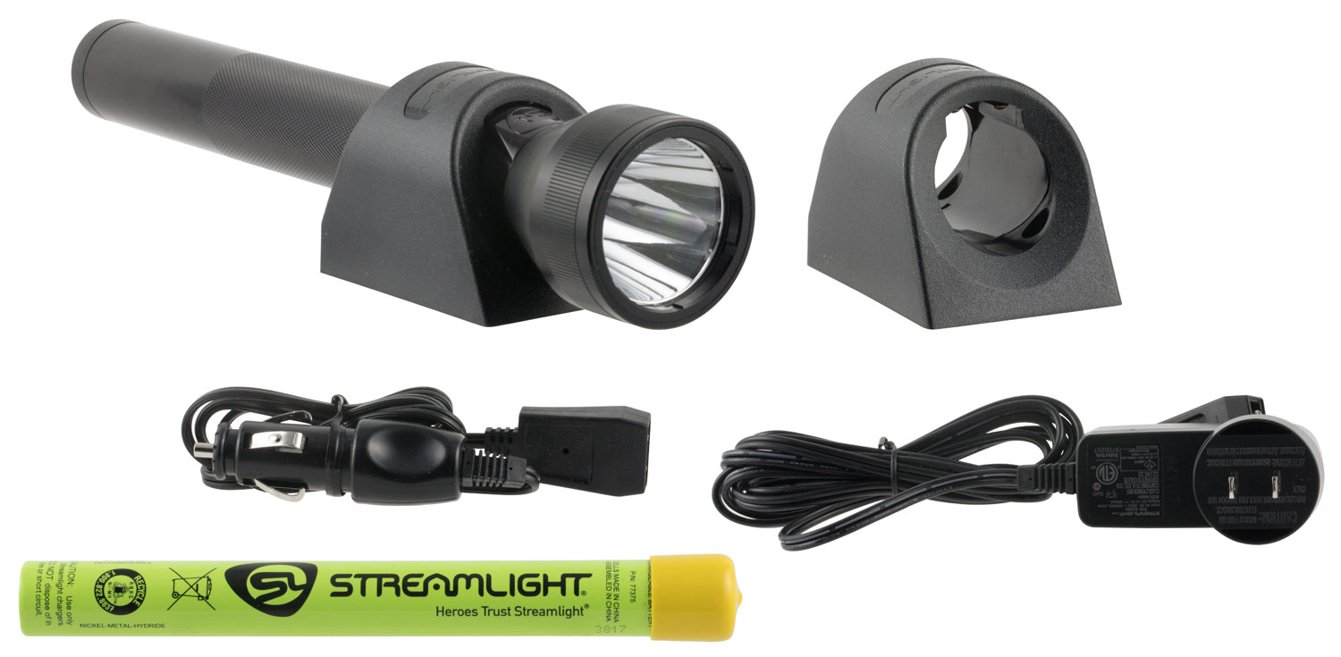 Streamlight SL-20L Rechargeable Duty Flashlight 60/225/450 Lumens, Black Anodized