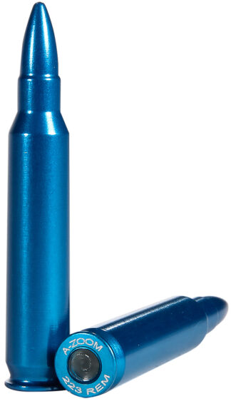 A-Zoom 12322 Training Dummy Rounds .223 Rem/5.56 NATO, Blue, 10-Pack