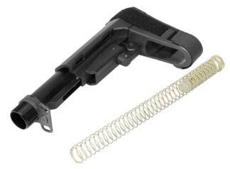 CMMG RipBrace 6-Position Receiver Extension Brace Kit, Black Synthetic (Fastback & P3)