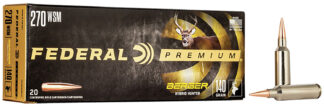 Federal Premium .270 WSM 140 gr Berger Hybrid Hunter Rifle Ammunition