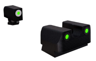 Rival Arms RA2B231G Tritium Night Sights, Green Tritium White Outline Front, Single-Stack 9mm/.380