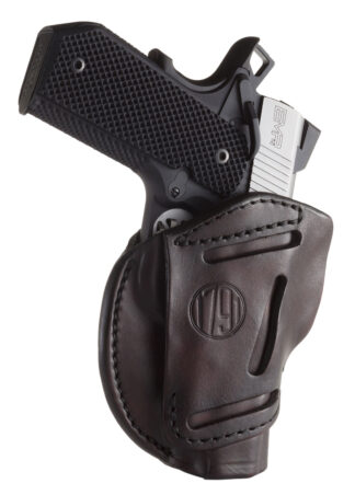 1791 Gunleather 3-Way Concealment Holster Signature Brown Leather Belt Loop