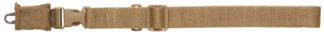 Tacshield T6005CY CQB Sling Coyote Tan Webbing Single-Point Rifle/Shotgun