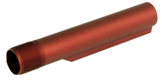 LBE Unlimited Mil-Spec AR-15 Buffer Tube, 6-Position, Red