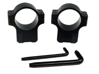 CZ-USA 40086 CZ 457/455 1in Aluminum Scope Rings, 11mm Dovetail, Matte Black