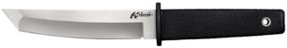Cold Steel Kobun CS17T Fixed Tanto Plain Edge Knife, 5.50 in AUS-8A SS Blade, Black Kray-Ex Handle