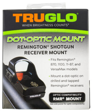 TruGlo TG8955R2 Shotgun Receiver Mount for Trijicon RMR, Black