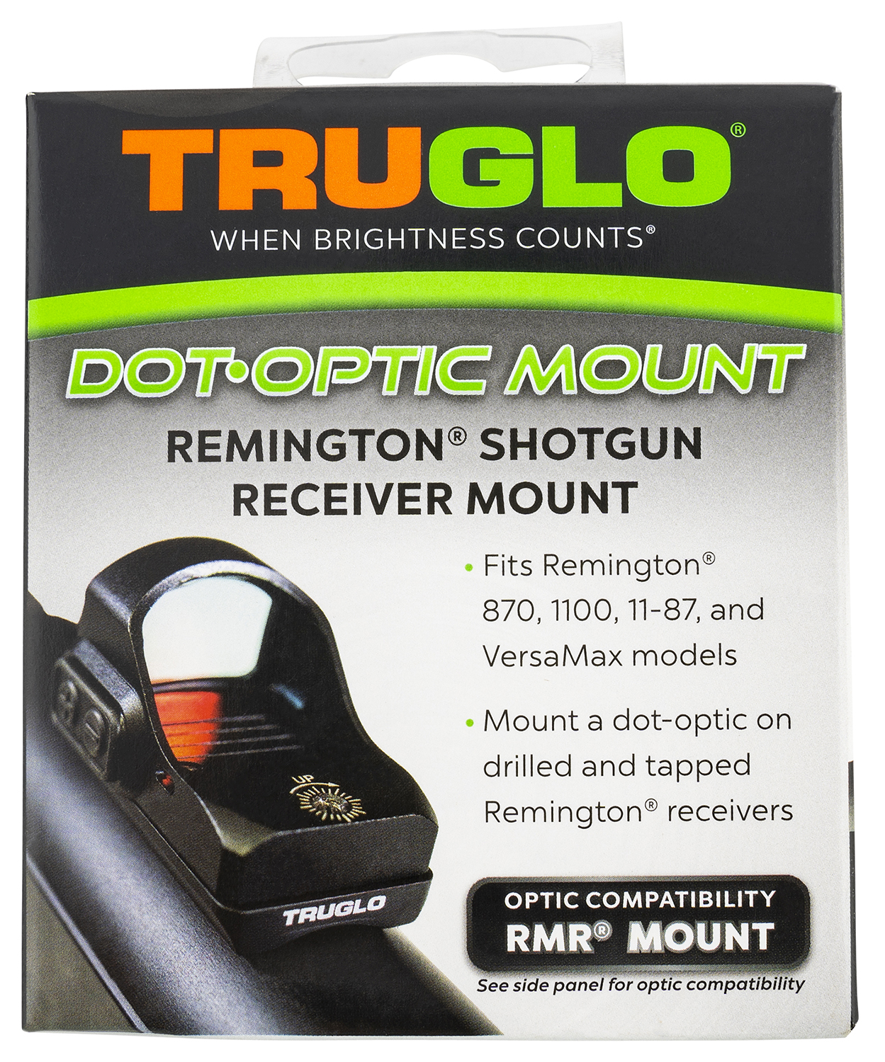 TruGlo TG8955R2 Shotgun Receiver Mount for Trijicon RMR, Black