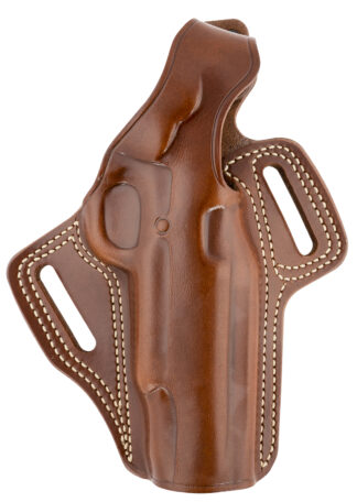 Galco Fletch OWB Tan Leather Belt Slide Holster Right Hand Fits 1911