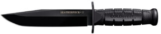 Cold Steel CS39LSFC Leatherneck Semper-Fi 6.75" Fixed Clip Point Plain Black Matte Powder Coat D2 Steel Blade/5" Black Deep Checkered w/Double Quillon Guard Griv-Ex Handle Includes Belt Loop/Sheath
