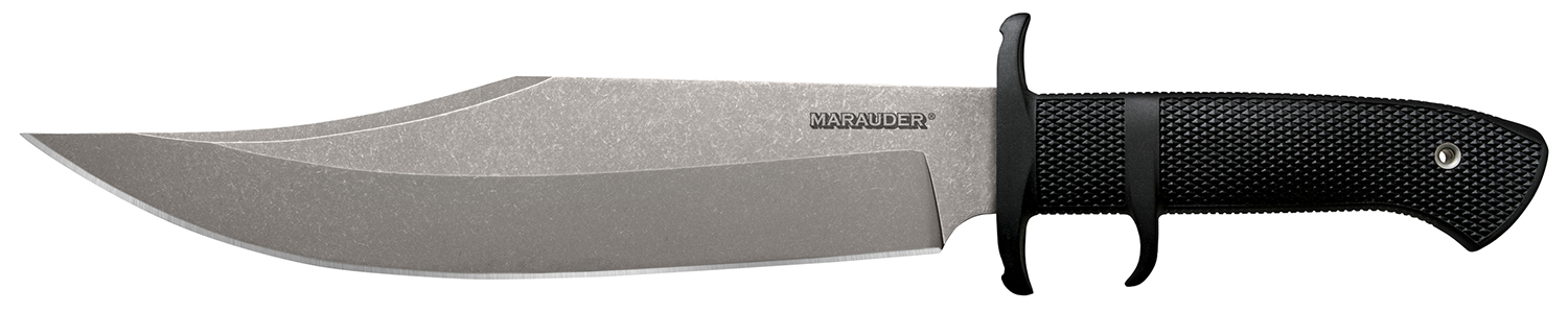 Cold Steel CS39LSWBA Marauder Bowie 9 in Fixed Blade, AUS-8A SS, Black Kray-Ex with Sheath