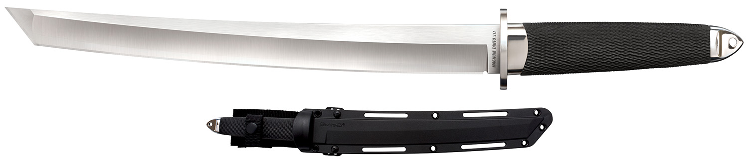 Cold Steel Magnum Tanto XII 12 in Fixed Tanto Plain Satin VG-10 San Mai Blade