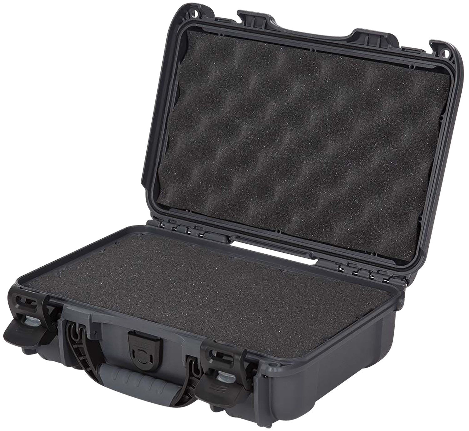 Nanuk 9091007 909 Waterproof & Airline Approved Graphite Resin w/ Cubed Foam 11.44" L x 7" W x 3.68" H Interior Dimensions
