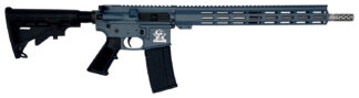 Great Lakes GL15223SSBLU Semi-Auto .223 Wylde 16 in 30+1 Stainless Barrel Blue Titanium Receiver