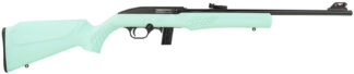 Rossi RS22L1811TL .22 LR Semi-Auto Rifle, 18" Barrel, 10+1, Teal Synthetic Fixed Stock