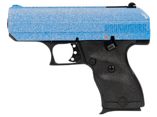 Hi Point Firearms C9 9mm 3.5 in Barrel 8+1 Hydro-Dipped Blue Sparkle Serrated Slide