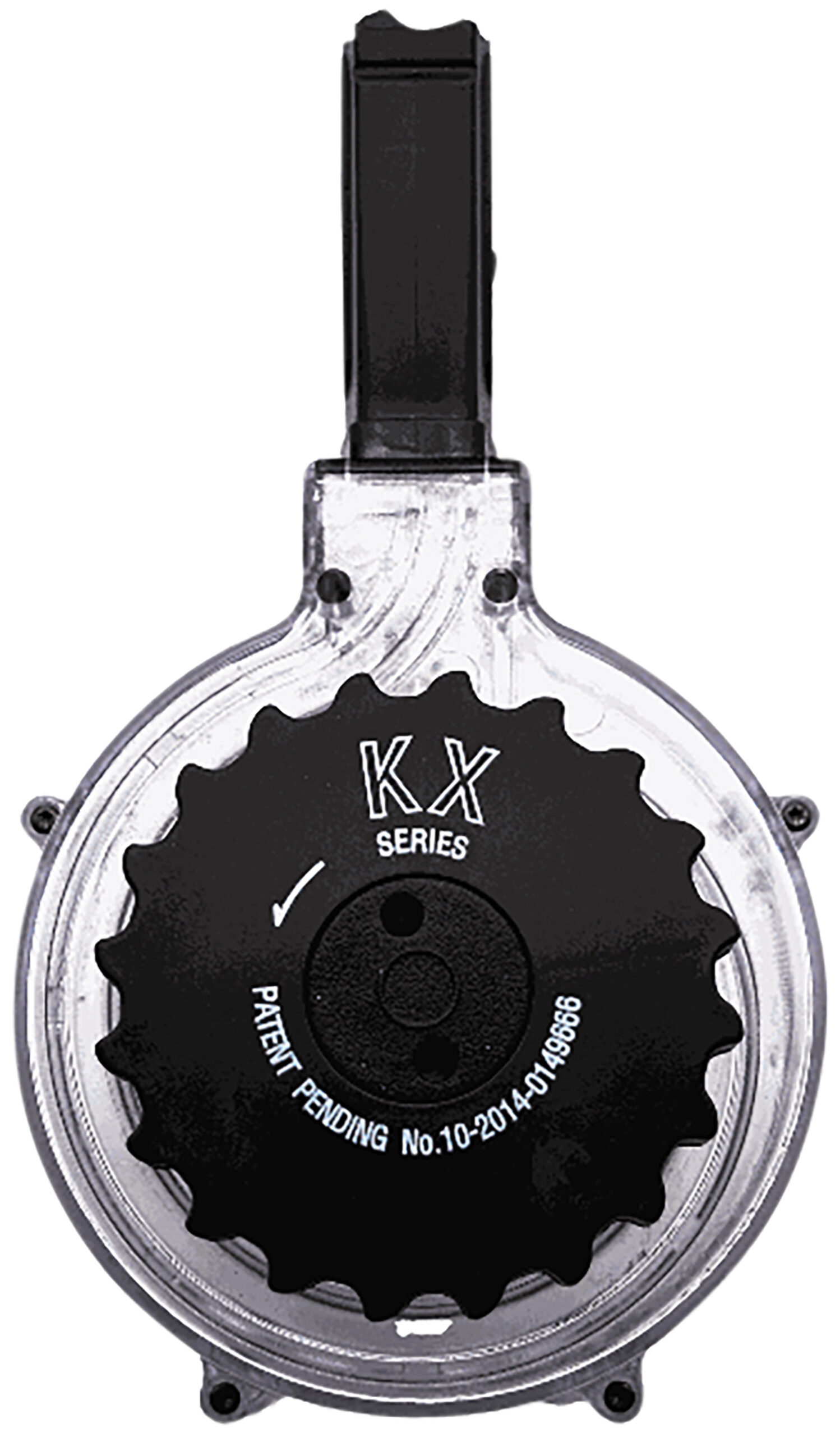 KCI USA KCIMZ036 AR-15 50-Round Drum Magazine, 5.56x45mm/.223 Rem, Clear Polymer