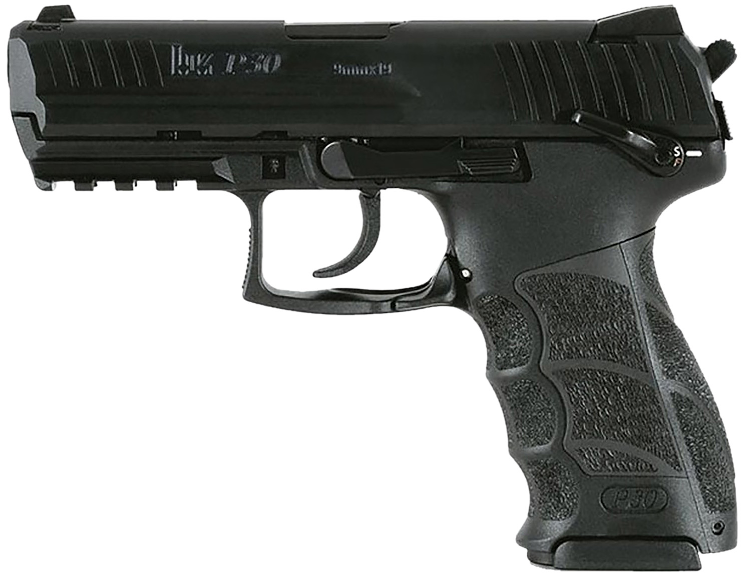 H&K P30 V3 DA/SA 9mm 3.85 in Barrel 15+1 Rounds Ambidextrous Decocker