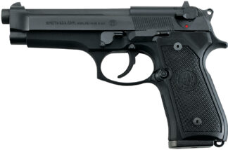 Beretta 92FS 9mm DA/SA Double Action Pistol, 4.9 in Barrel, 10+1 Rounds, Bruniton Finish