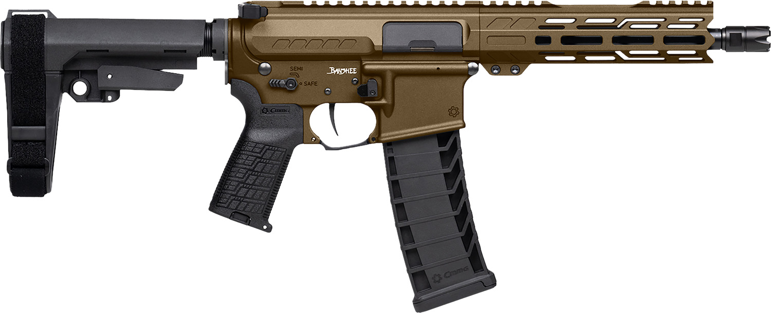 CMMG Banshee MK4 9mm Semi-Auto 8 in Barrel, 30 Rounds, Midnight Bronze Cerakote