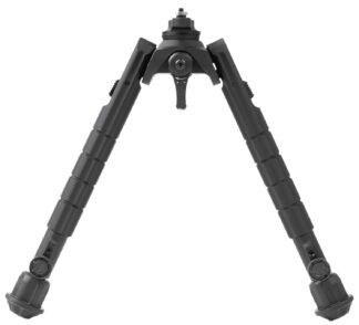 Leapers Recon 360 TL TLBPM03B Bipod, Black Anodized Aluminum, 8-12 in, MLOK
