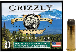 Grizzly Ammo GC41M4   41Mag 250gr Wide Flat Nose Gas Check 20 Per Box/10 Case