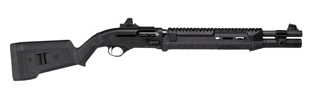 LANGDON TACTICAL TECH LTT1301HZFRMBLK Beretta 1301 Semi-Auto Shotgun, 18.5 in, 7+1