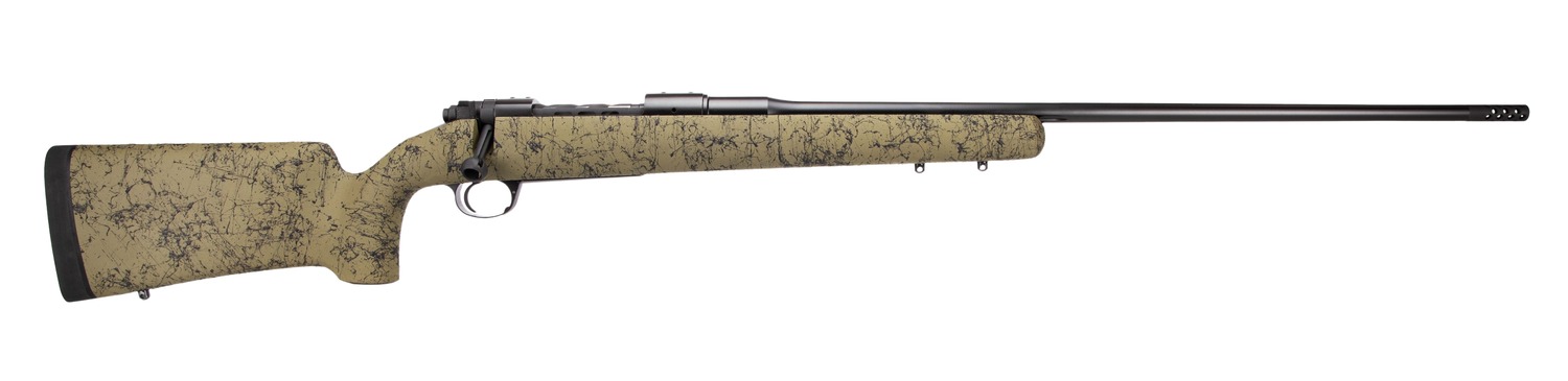 Kimber Mfg, Inc 3000927 Mountain Acsent Peak 300 Win Mag 4+1 26" Match Grade Threaded Barrel, Aluminum Receiver, Fixed Aluminum/Carbon Fiber Stock