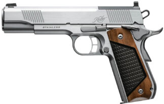 Kimber Mfg, Inc 3200402 Stainless II  45 ACP 7+1 5" Optic Ready/Serrated Slide