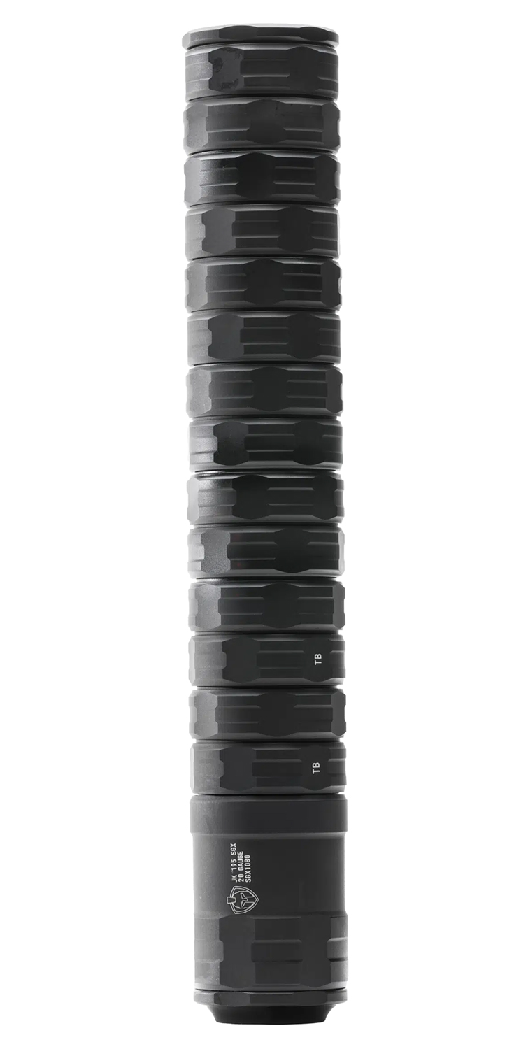 JK ARMAMENT JK195SGX20 SGX 195 20 Gauge Black Aluminum Adjustable Shotgun Suppressor
