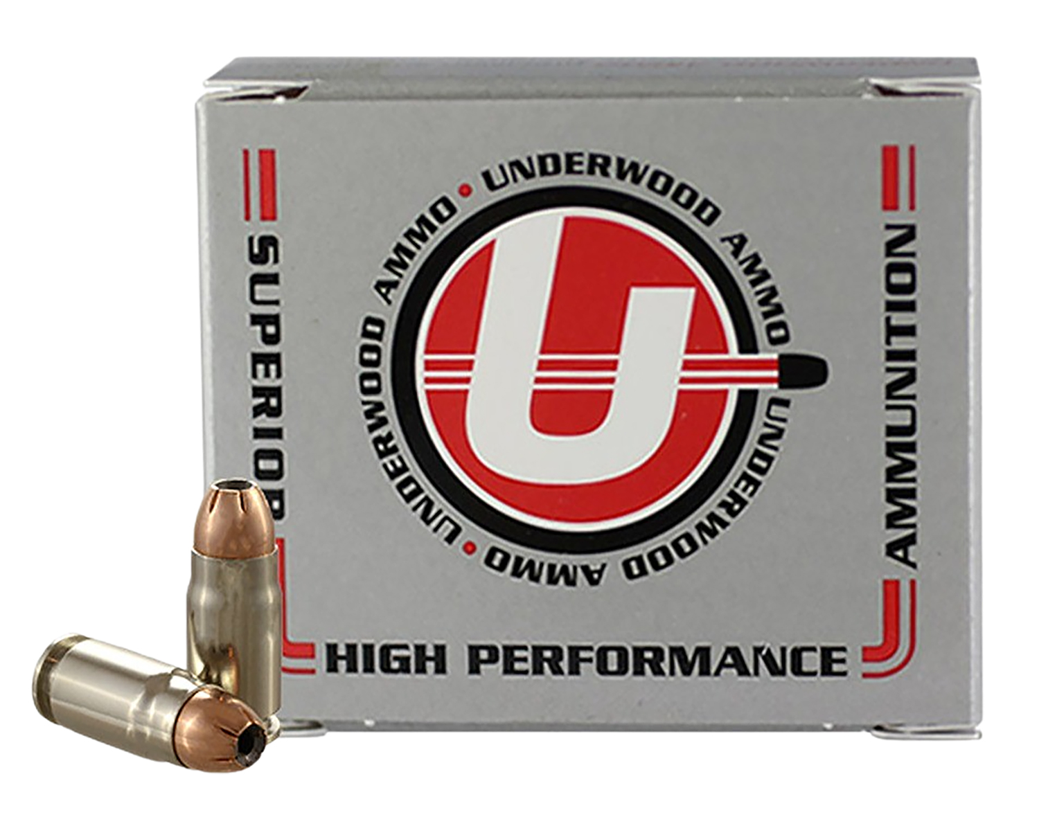 Underwood Ammo 118 ASP .357 SIG 115 gr JHP Nickel-Plated Brass, 20 Rounds Per Box