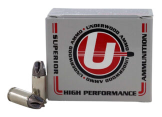 Underwood Ammo 877 Xtreme Defense Platinum 9mm Luger +P+ 90gr Solid Monolithic