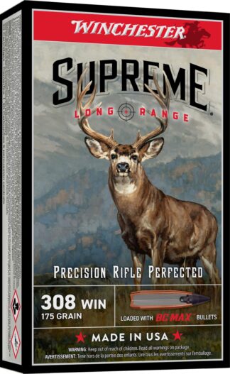 Winchester Supreme Long Range .308 / 7.62 NATO 175 gr BC Max 20 Rounds