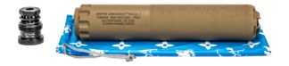 Griffin Armament Recce 7 7.62mm Suppressor Flat Dark Earth Stainless Steel