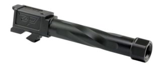 Zaffiri Precision Glock 19 9mm 4.5 in Nitride Threaded Barrel, Black
