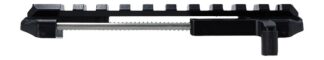 Tandem Kross Advantage Charging Handle & Picatinny for Ruger 10/22, Black Curved