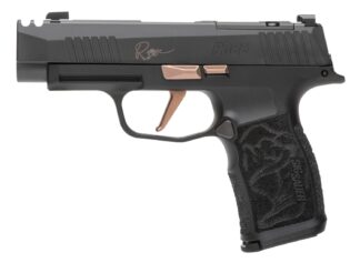 SIG Sauer P365XL Rose Kit 9mm Semi-Auto, 3.1 in Barrel, 12+1 Rounds, Black Nitron/Gold Accents