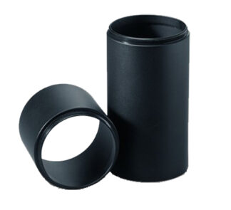 Leupold Pro Gear Alumina 50mm 2.50 in Lens Shade, Black, Screw-on