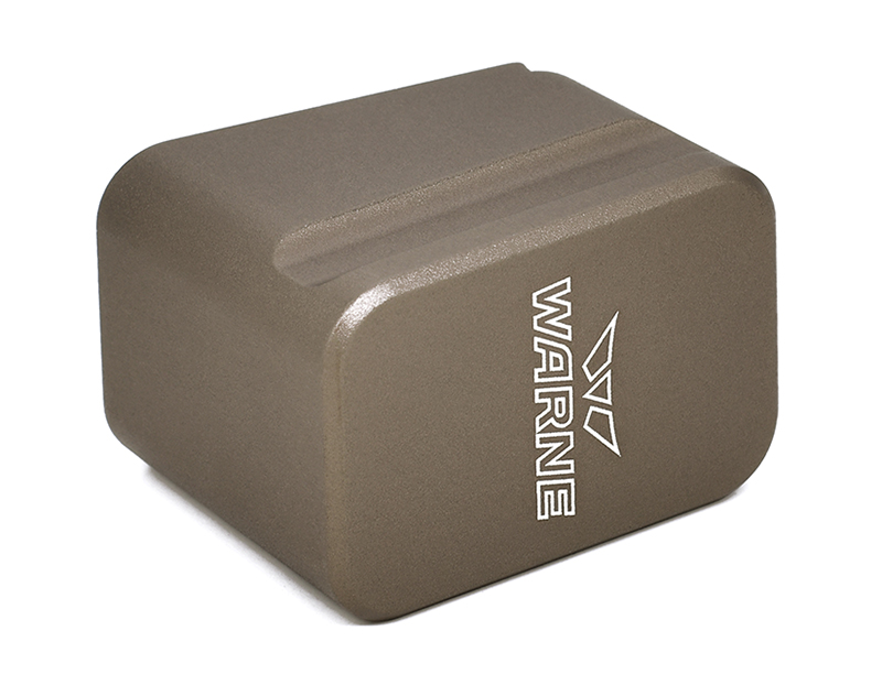 Warne Glock 17/22 Magazine Extension +3/9mm +2/40 FDE