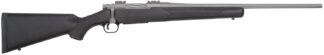 Mossberg 28006 Patriot 7mm-08 Rem 5+1 22" Stainless Cerakote Fluted Barrel, Stainless Cerakote Receiver Drilled & Tapped, Black Fixed Synthetic Stock, Right Hand