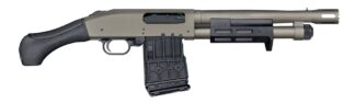 Mossberg 590M Pro Breacher 12 Gauge 11.5 in Barrel, Tungsten Gray, 5+1 Rounds