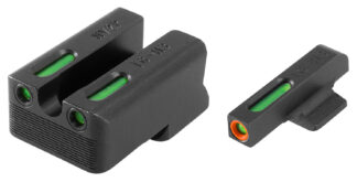 TruGlo TFX Pro Day/Night Sights, Green Tritium and Fiber Optic Orange Outline Front/Rear