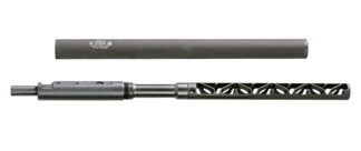 Gemtech MIST-22TD .22 LR Integral 10/22 Takedown Suppressed Barrel Assembly, 16.1 in, Black