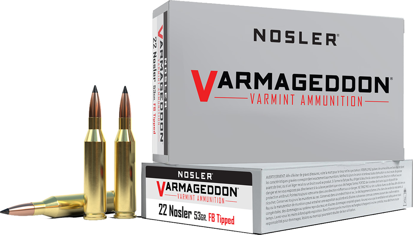 Nosler 22 Nosler 53GR Varm FBT 20RD