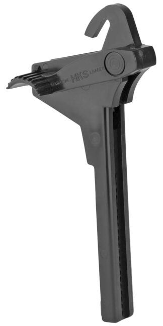 HKS 943 Single-Stack Adjustable Mag Loader for .380 ACP and 9mm Luger Pistols (Black Plastic)